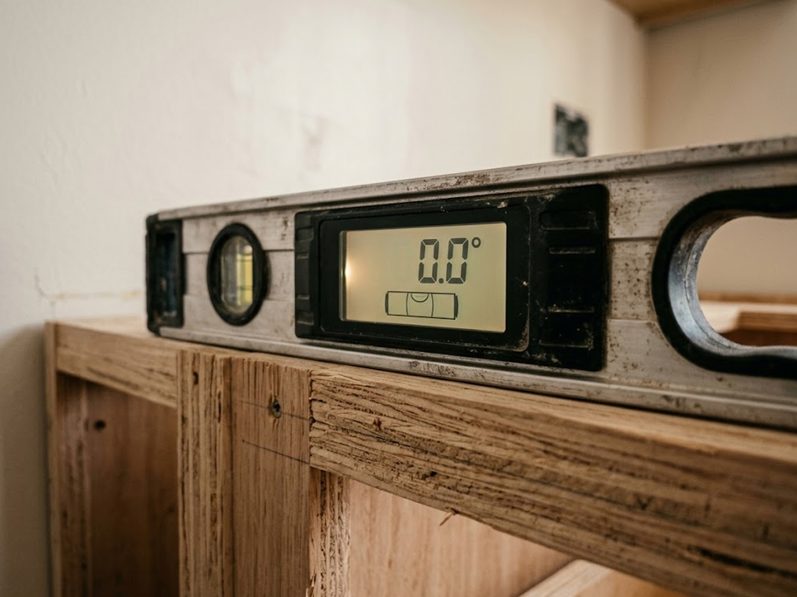 Cabinet-Levelling-Preparation
