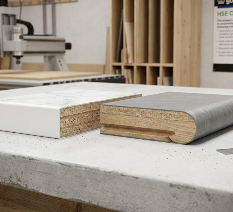 Square Edge vs Postformed Laminate Worktops Explained