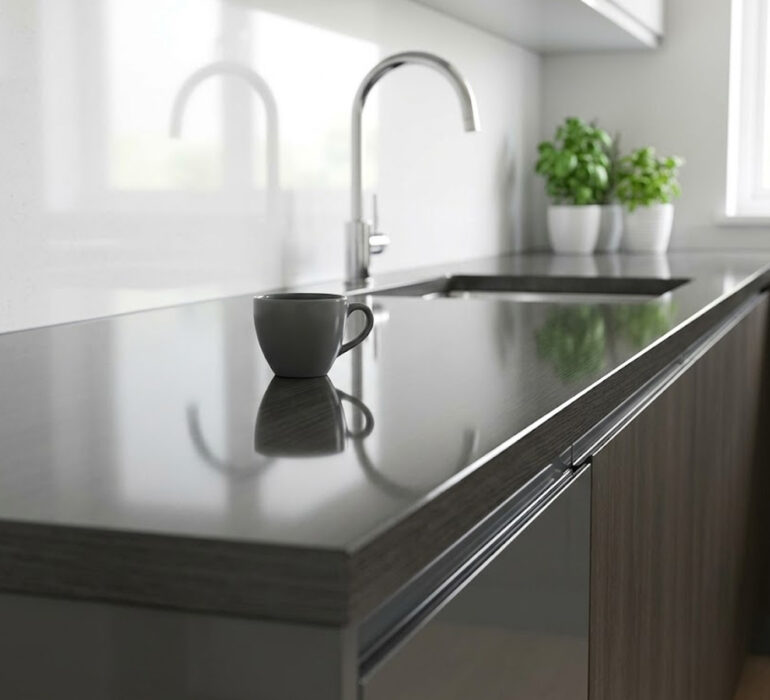 cleaning-high-gloss-laminate-reflection