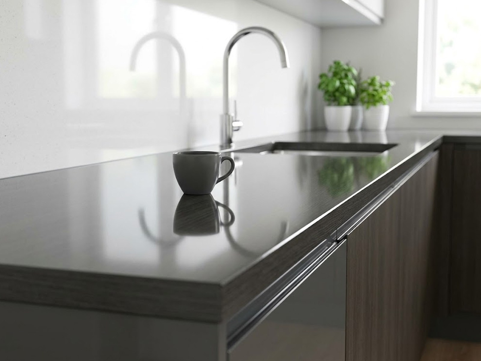 cleaning-high-gloss-laminate-reflection